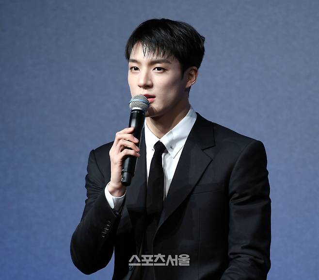그룹 NCT 드림 제노가 25일 광진구 그랜드 워커힐 서울에서 열린 새 앨범 ‘드림 이스케이프’ 발매 기념 기자간담회에서 사회자의 질문에 답하고 있다. 2024. 3. 25.최승섭기자 thunder@sportsseoul.com