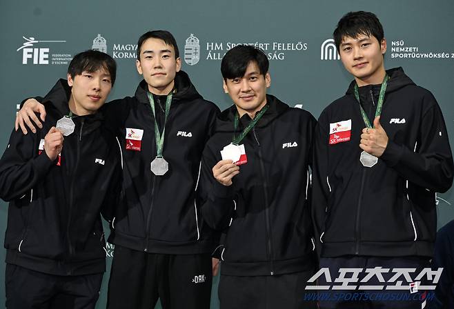 왼쪽부터 박상원 도경동 구본길 오상욱. 사진출처=FIE