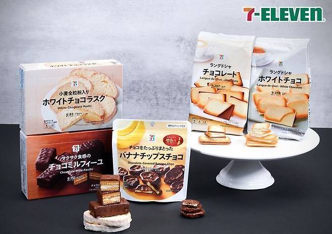 편의점 세븐일레븐에서 판매되고 있는 인기 일본 디저트 이미지.ⓒ세븐일레븐