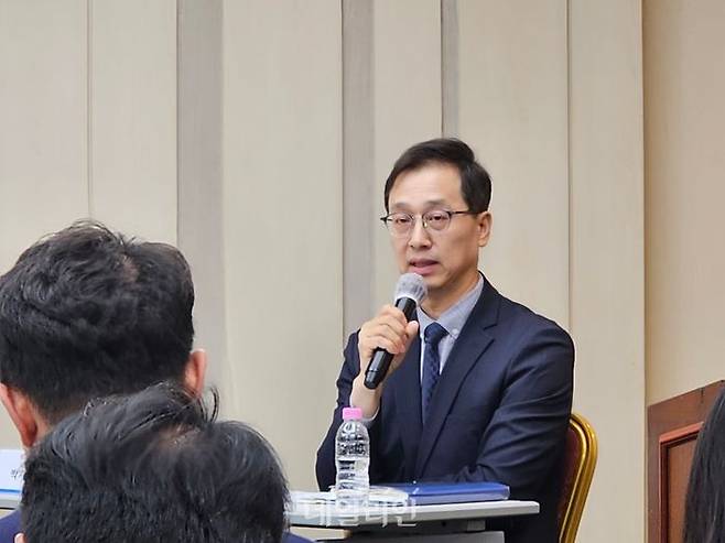 박재현 한미약품 대표가 25일 오후 방이동 한미타워에서 열린 기자회견에서 발언하고 있다. ⓒ데일리안 김성아 기자