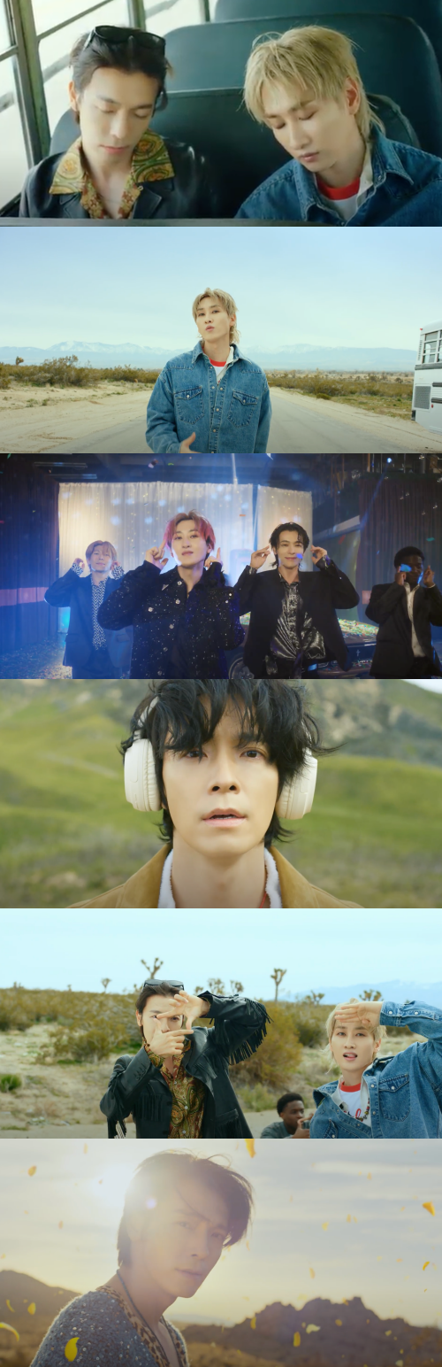 슈퍼주니어-D&E ‘지지배’ 뮤직비디오 캡처.