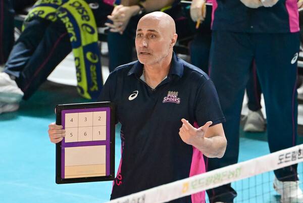 마르첼로 아본단자 흥국생명 감독. ⓒKOVO