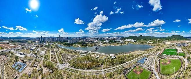 세종시 중앙행정타운 전경. 세종시