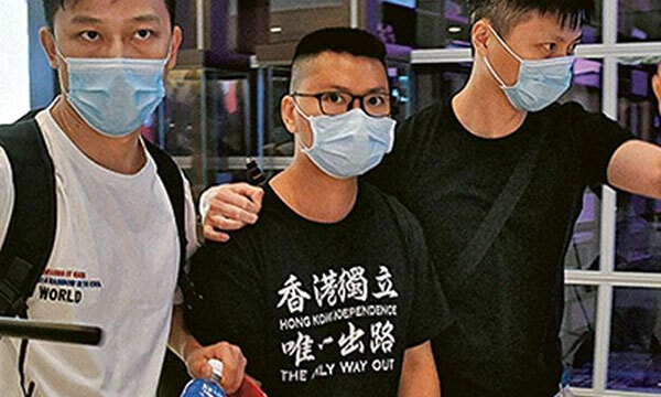 홍콩 국가보안법 시행 후 조기 석방 불허된 민주화 시위자 마원전. 홍콩 명보 캡처