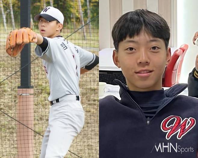 올해 중학리그에서 142km 구속을 기록한 원당중 임우진. 사진=임우진 본인 제공