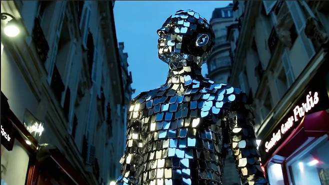 오픈AI가 영상 전문가 협업을 통해 만든 영상의 한 장면 (오픈AI, Paul Trillo 제작) 2024.03.26 /뉴스1