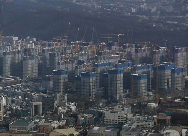 서울의 한 재건축 현장 모습. /뉴스1