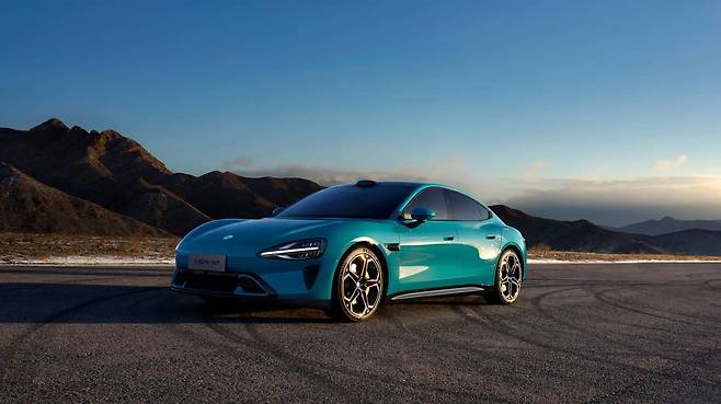 샤오미 첫 번째 전기차 'SU7'. 출처=샤오미