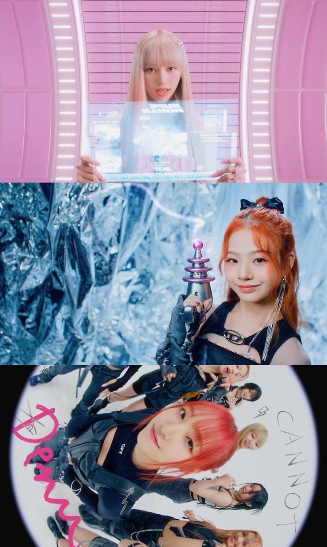 (사진=유니스 ‘SUPERWOMAN’ 뮤직비디오 캡처)