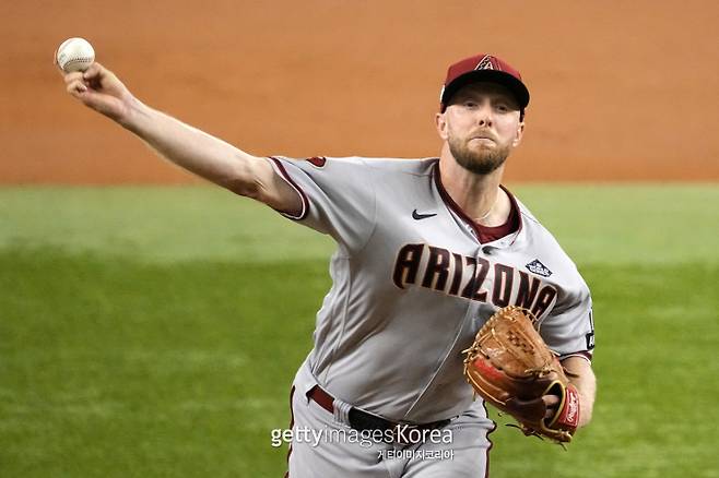 애리조나 선발 로테이션을 이끄는 메릴 켈리. 게티이미지