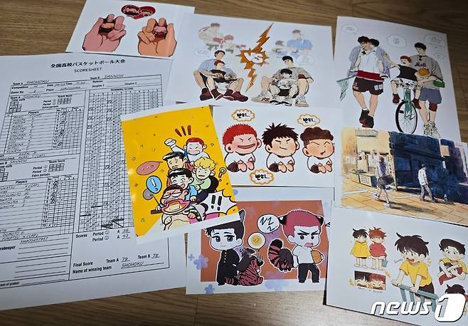 지난해 프박을 통해 '더 퍼스트 슬램덩크' 관련 창작물들을 열심히 모았었다. 2024.3.29/뉴스1 ⓒ News1 양새롬 기자