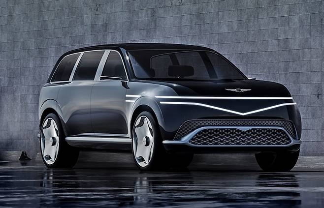초대형 전동화 SUV ‘네오룬’ 콘셉트 [사진출처=제네시스]
