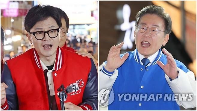 한동훈 이재명 [연합뉴스 자료사진]