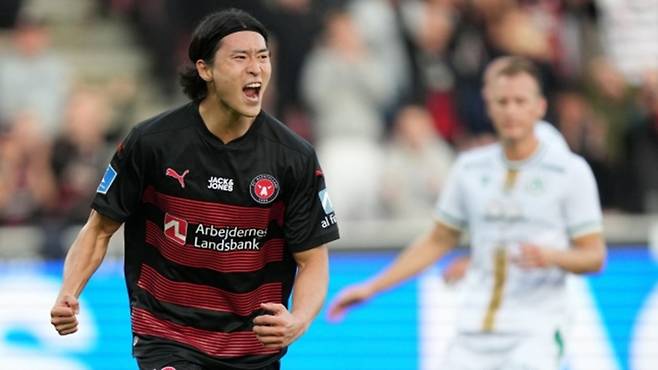 조규성의 지난해 8월 경기 장면 [자료사진: 연합뉴스]