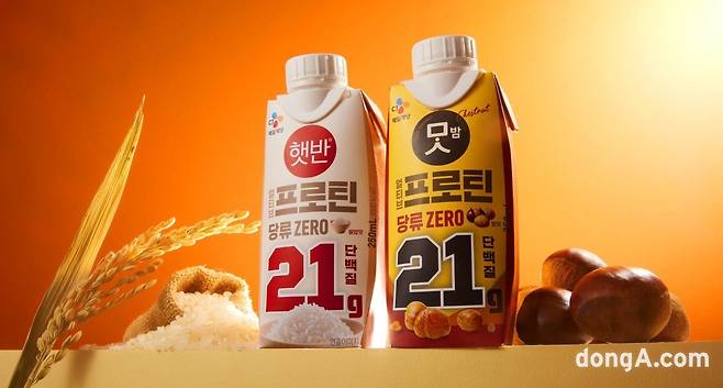 CJ제일제당, 햇반·맛밤 맛 고단백 음료