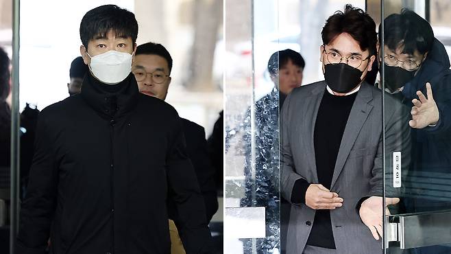 영장심사 출석하는 KIA 김종국·장정석 [자료사진 제공 : 연합뉴스]