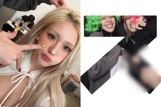 /사진=전소미, 채영 인스타그램