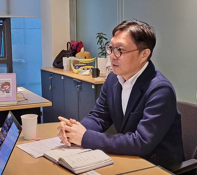 임형근 BGF리테일 해외사업실장이 3일 서울 삼성동 BGF리테일 사옥에서 한국경제신문과 인터뷰하고 있다.