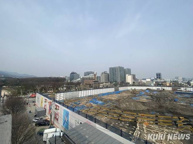 세운4구역 재개발 사업 현장. 쿠키뉴스 자료사진 