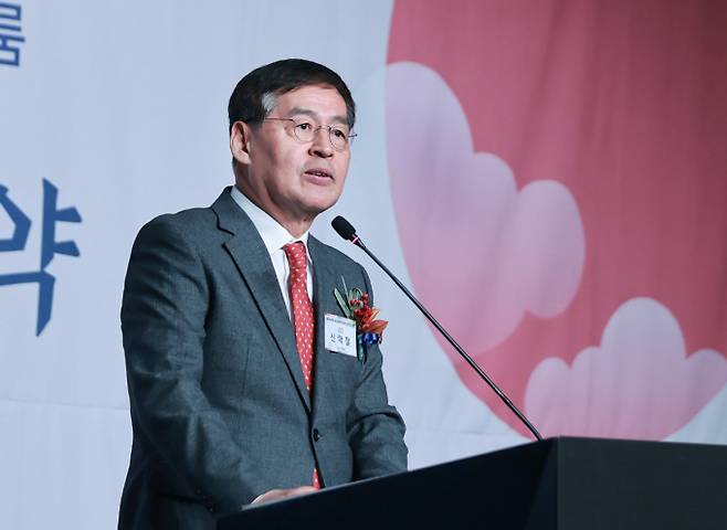지난 1월 석유화학업계 신년인사회에 참석한 신학철 LG화학 부회장. /사진=한국석유화학협회 제공