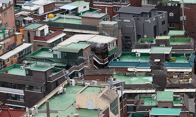 서울 은평구 한 빌라촌의 모습. 연합뉴스