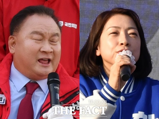 제22대 총선 대전 유성을은 더불어민주당을 탈당해 국민의힘 후보로 출마한 이상민 후보 정치신인 민주당 황정아 후보의 대결로 주목된다. /대전=조성은 기자