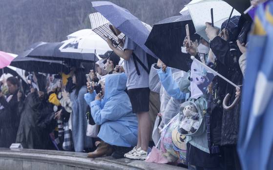 푸바오 배웅 현장