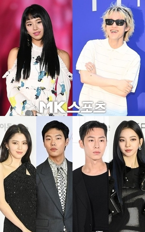 배우 류준열, 한소희와 에스파 카리나, 배우 이재욱의 결별 소식에 이어 이번엔 트와이스 채영, 자이언티의 열애 소식이 연예계를 뜨겁게 달구고 있다. 사진=천정환 기자, DB