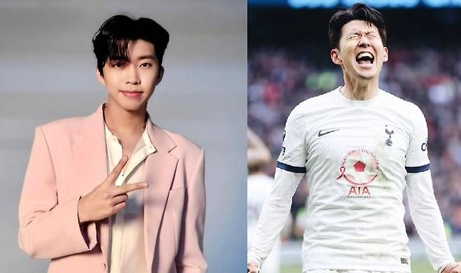 임영웅, 손흥민 인스타그램 캡처