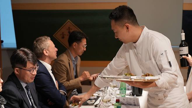 주오스트리아 한국대사관, 한식과 와인 페어링 행사 개최 [주오스트리아 한국대사관 제공. 재판매 및 DB 금지]