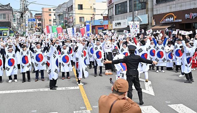 병영3·1만세운동 재현 행사 [울산 중구 제공. 재판매 및 DB 금지]