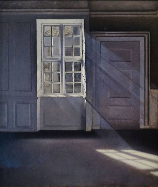 빌헬름 하메르스회, '햇빛 속에 춤추는 먼지(Sunbeams or Sunlight, Strandgade 30)'