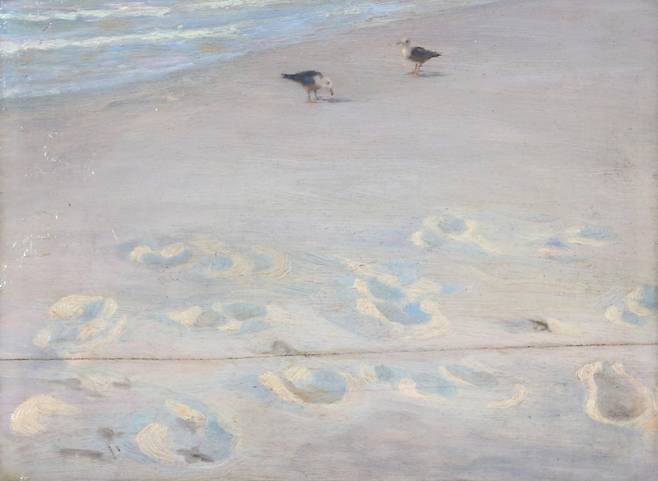 페더 세버린 크뢰이어, 'Footprints in the sand'