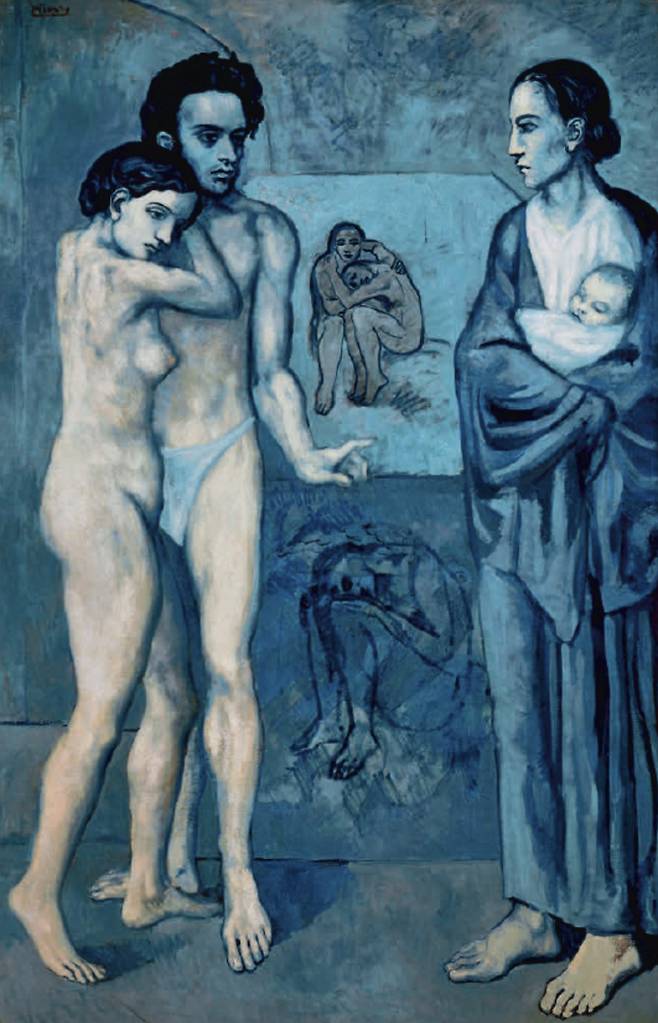 피카소의 청색 시대에 그려진 작품 ‘인생’(1903년) [클리브랜드미술관]