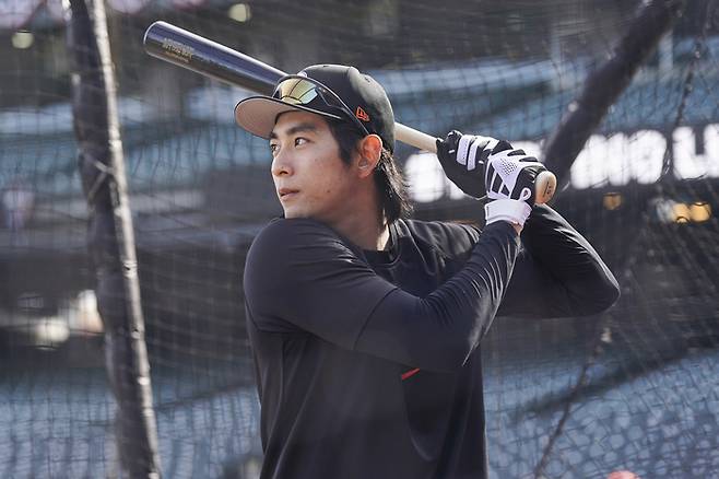 이정후는 4타수 무안타로 타율 0.200으로 낮아졌다. 사진 | AP 연합뉴스