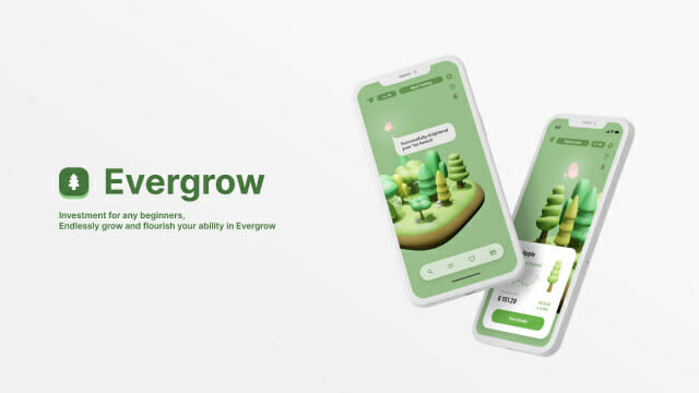 핀테크 서비스 'Evergrow(에버그로우)'.