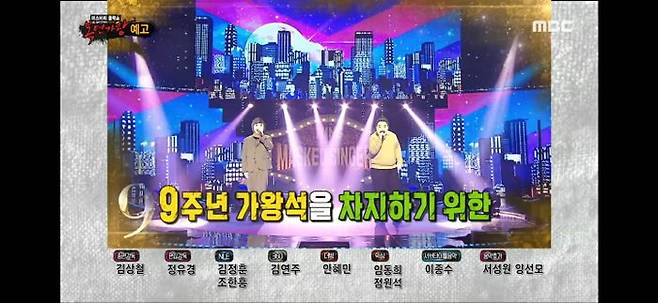 복면가왕 9주년 특집방송 예고 영상.ⓒMBC노동조합(제3노조) 제공