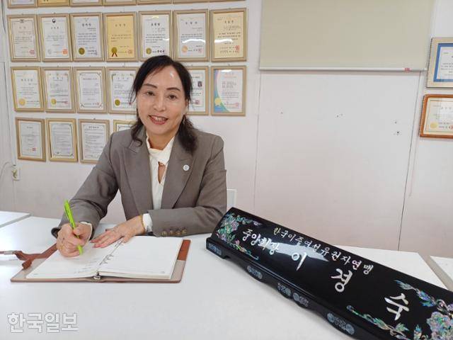 이경숙 한국 이주여성유권자연맹 회장 겸 너나우리행복센터장. 서현정 기자