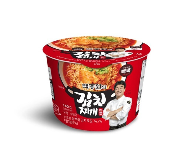 더본코리아가 출시한 '백종원의 김치찌개라면'.(더본코리아 제공)