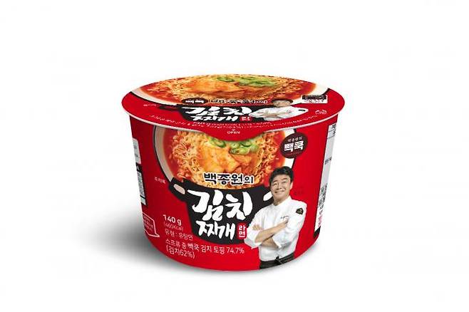 백종원의 김치찌개라면. 더본코리아