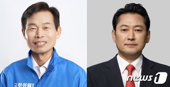 더불어민주당 나소열(왼쪽), 국민의힘 장동혁 후보./뉴스1