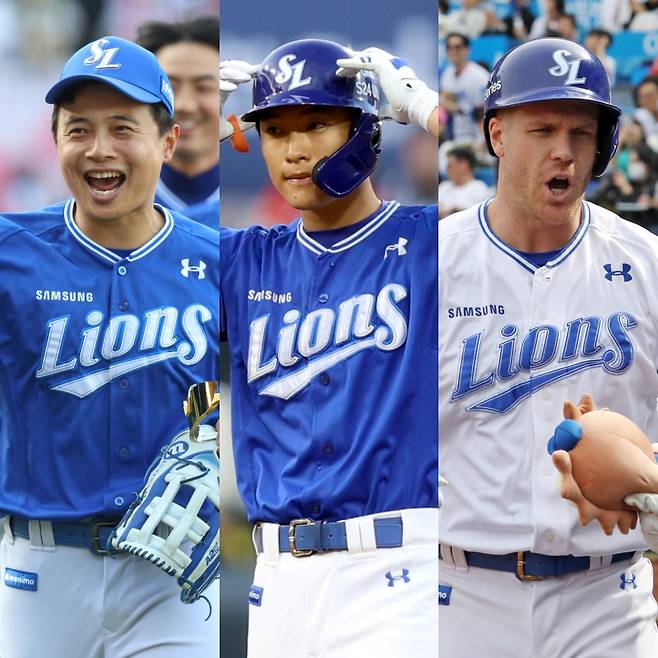 김헌곤-김재혁-맥키넌. 삼성 제공