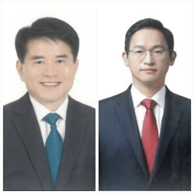 이병진 후보(왼쪽)와 정우성 후보. 중앙선거관리위원회 후보자 명부