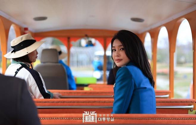 ▲ 지난해 3월31일 '2023 순천만 국가정원박람회' 개막식에 참석한 김건희 여사. 사진=대통령실