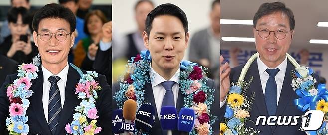더불어민주당 문대림·김한규·위성곤(왼쪽부터)/뉴스1