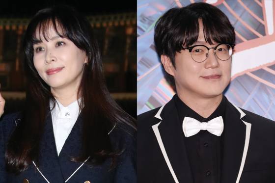 Actor Ko So-young, left, and singer Sung Si-kyung [NEWS1]