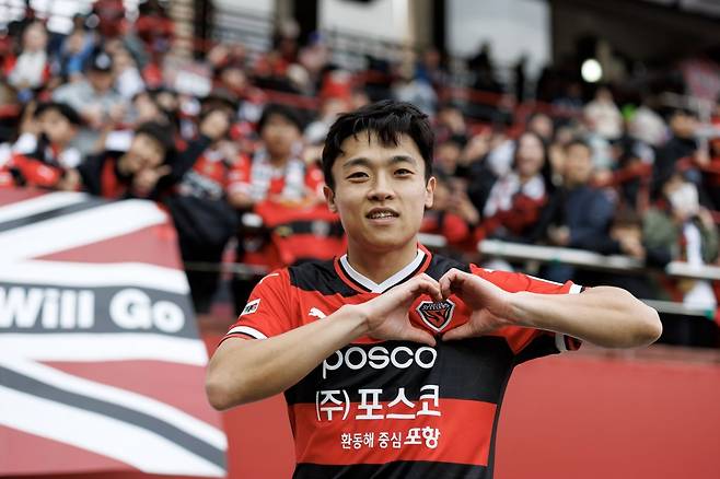 포항 정재희. 사진제공 | 한국프로축구연맹