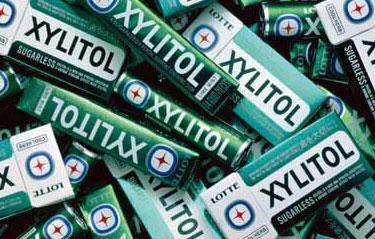 자일리톨 껌. 한국일보 자료사진