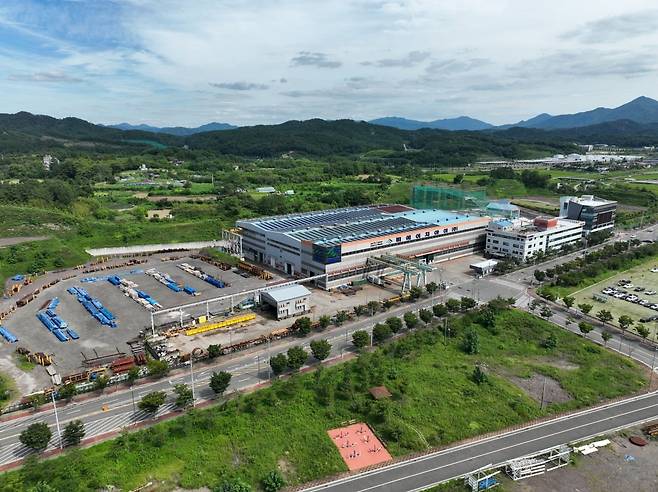 비에이치아이 경남 함안 본사 전경. 비에이치아이 제공