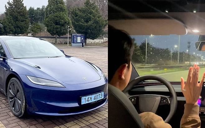 테슬라 모델3 RWD(후륜구동). / 사진=백수전 기자